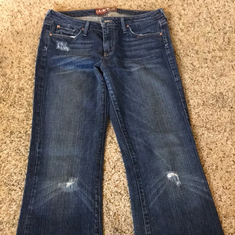 HINT JEANS SIZE 11  inseam 32 Very cute wide leg jeans EUC